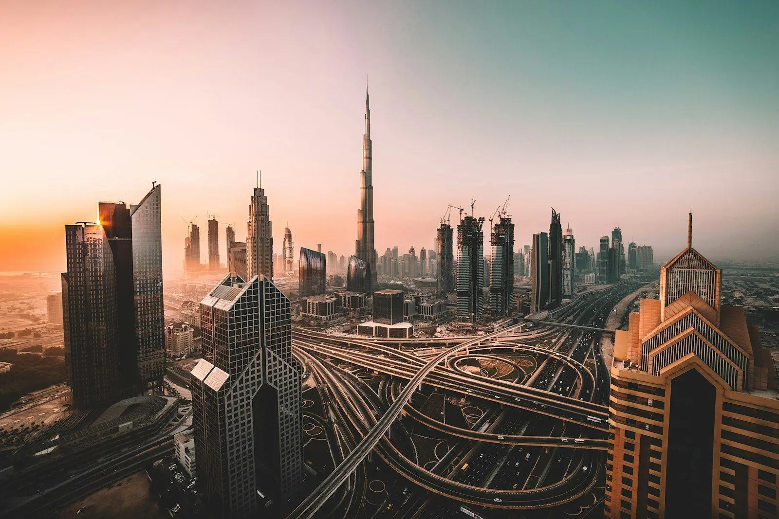 The Dubai skyline — the UAE trade hub